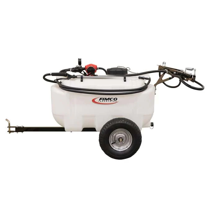 FIMCO 25 Gallon Value Trailer Sprayer with 2.4 GPM Pump and 3 Nozzle Boom- 5303649