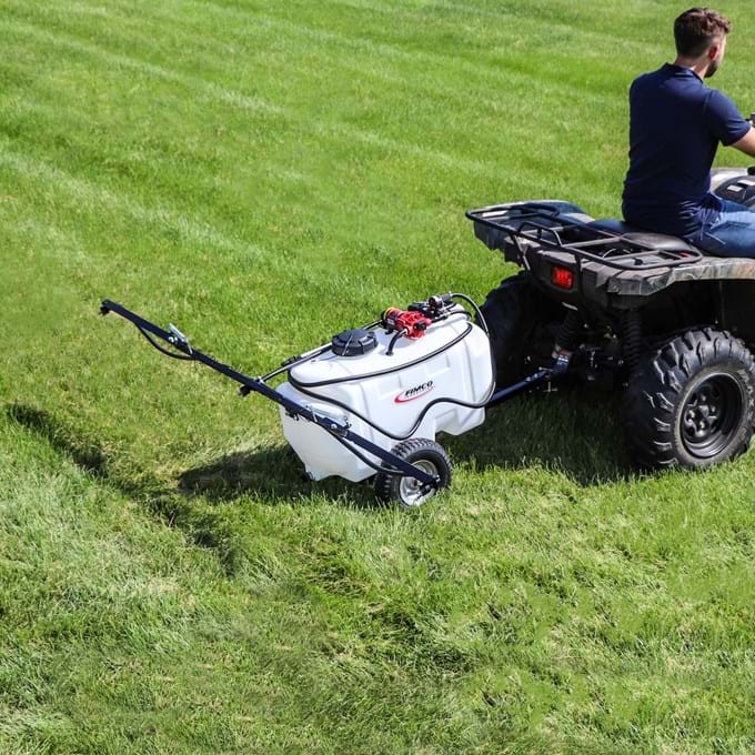 FIMCO 25 Gallon Value Trailer Sprayer with 2.4 GPM Pump and 3 Nozzle Boom- 5303649 - Image 2