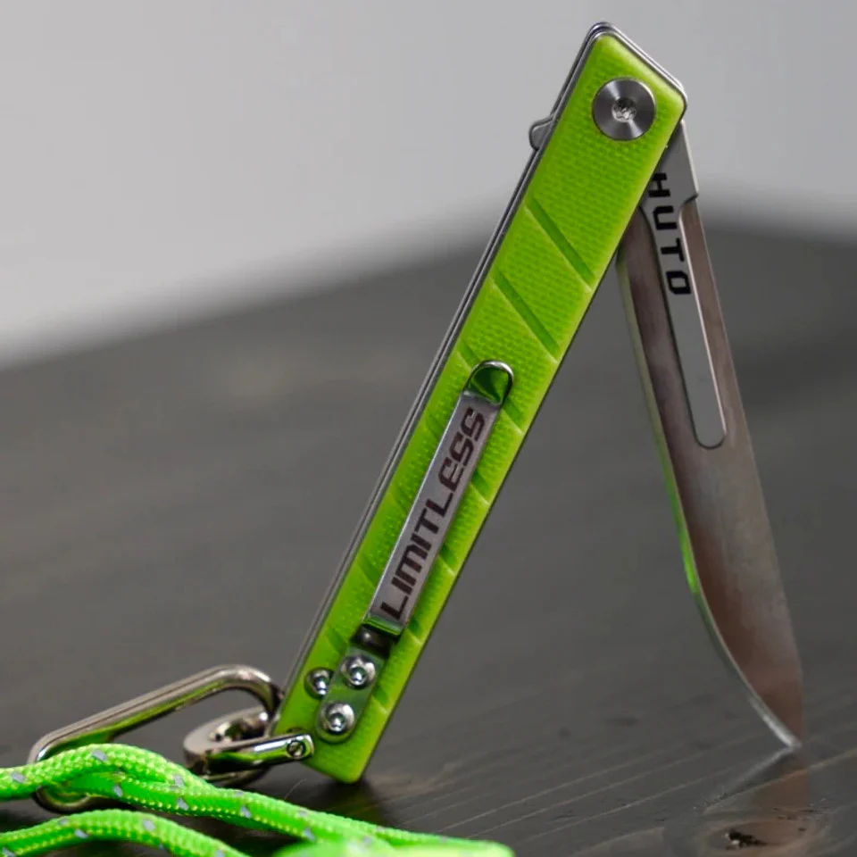 HUTO Limitless Folding Replacement Blade Knife Lime Green - HU-LMTS-KNV-LGRN - Image 3