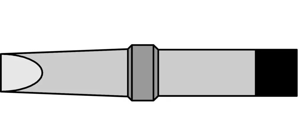 WELLER Tip,Screwdriver,1/16",800F - WEL-PTA8
