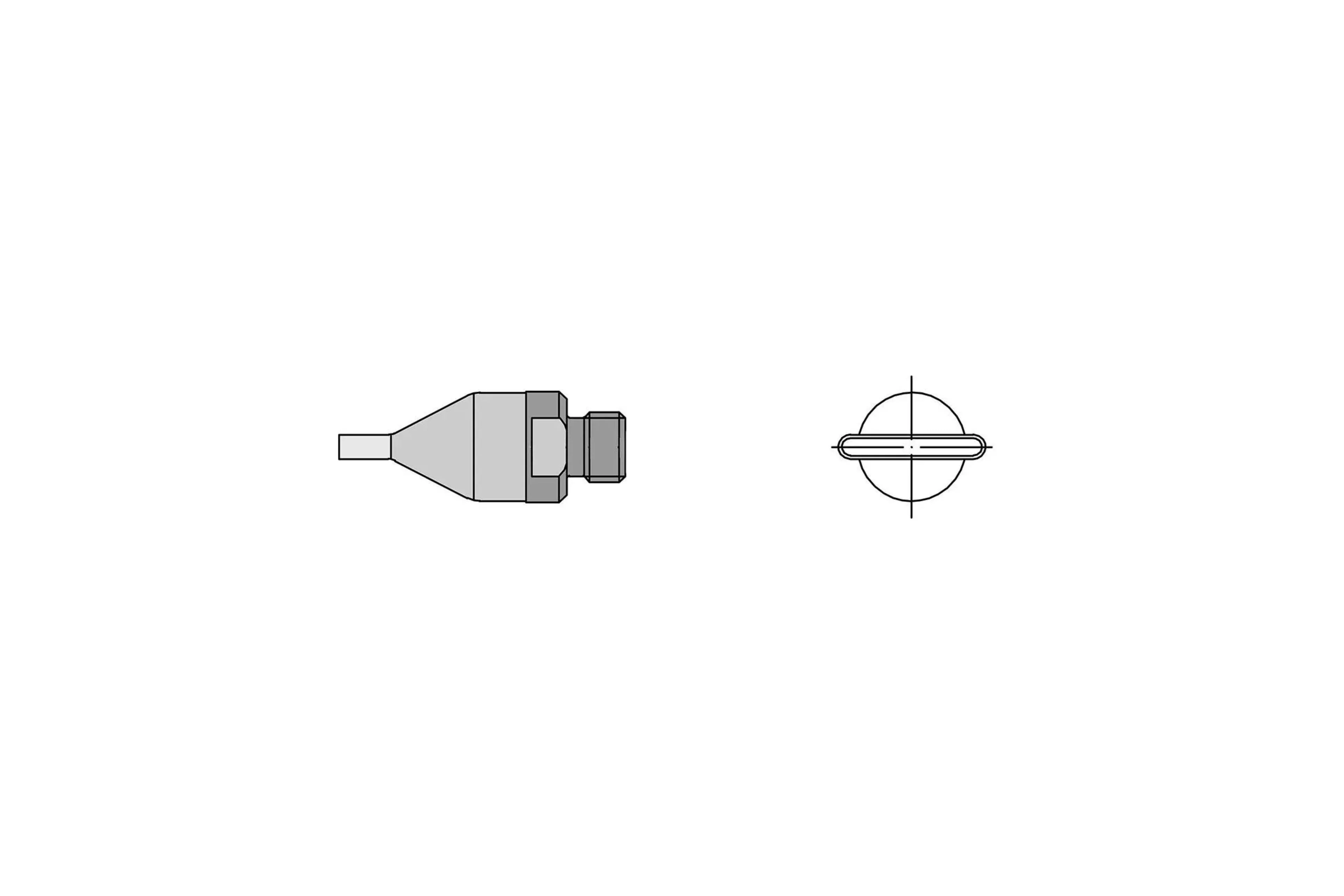 WELLER Nozzle. Fo6 12.0X1.5Mm - T0058727772N - WEL-T0058727772N