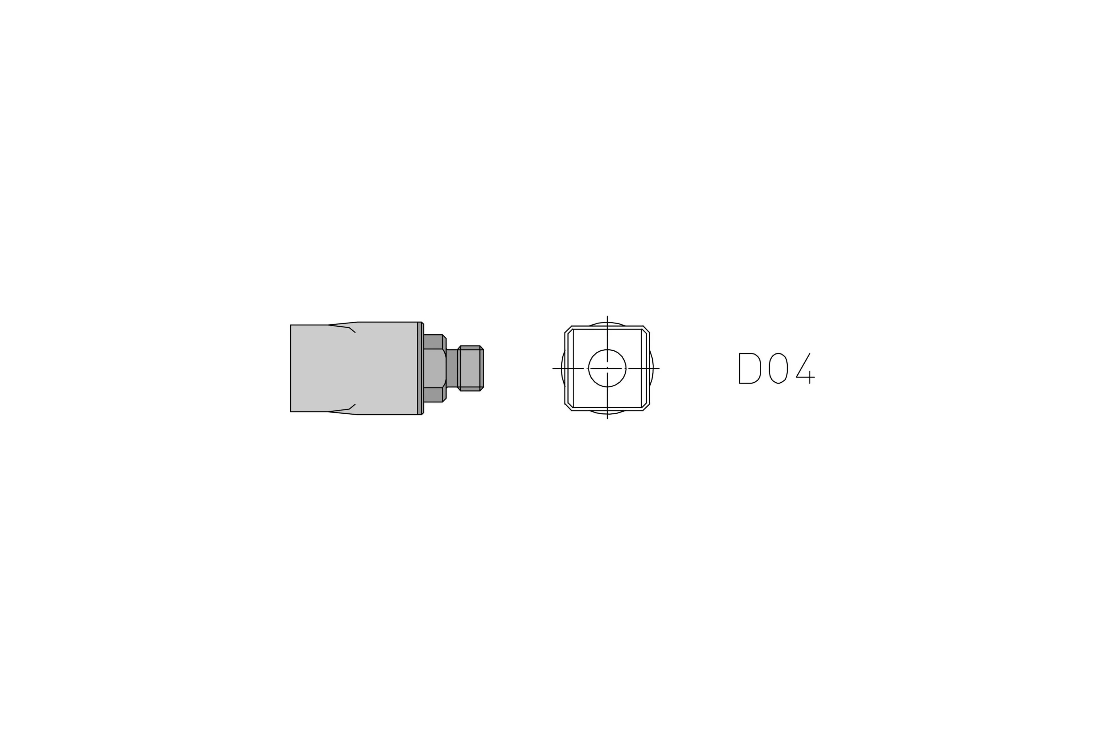 WELLER D04 Hotgas Nozzle 10,5X10,5 - T0058727779N - WEL-T0058727779N