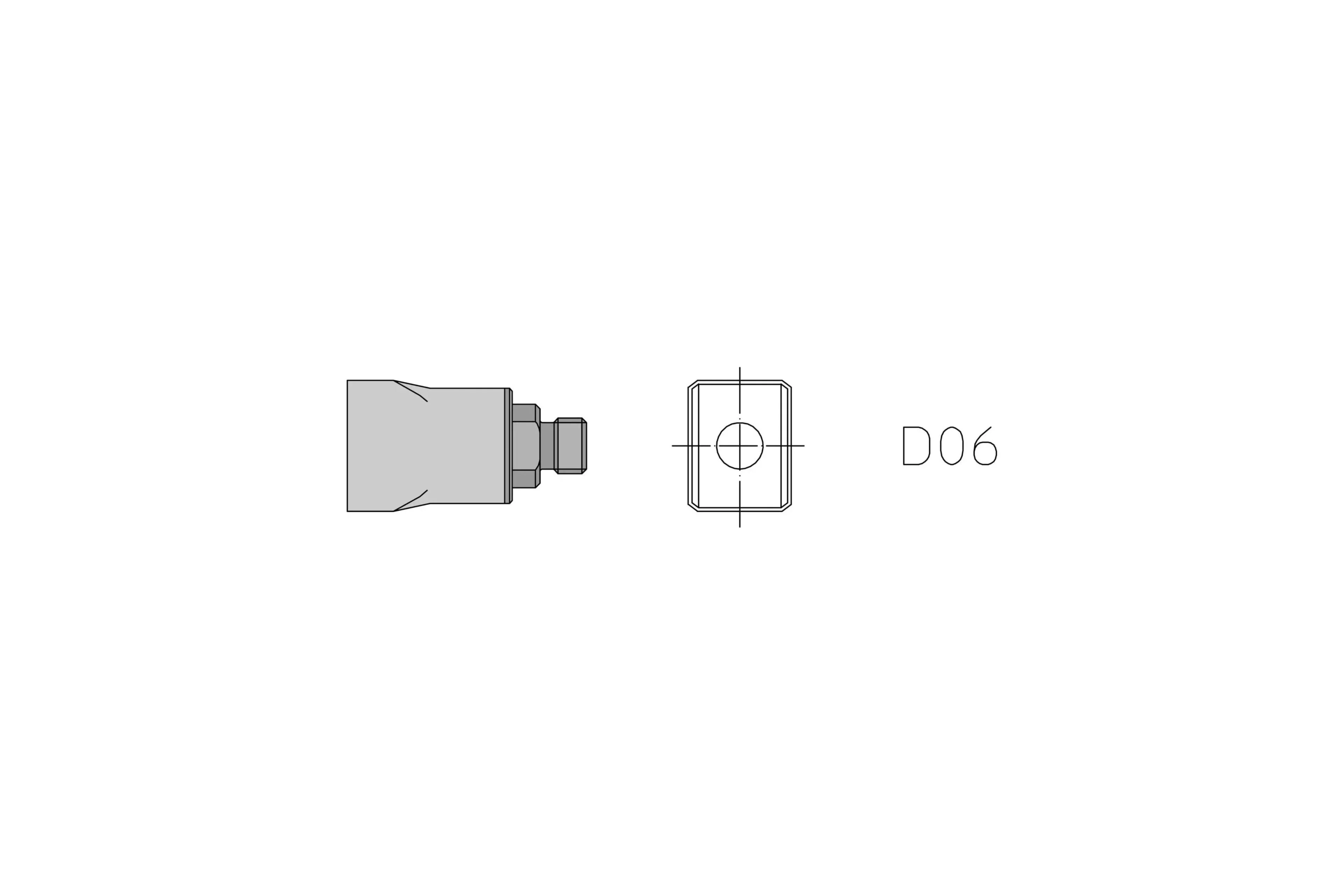 WELLER D06 Hotgas Nozzle 10,0X13,0 - T0058727782N - WEL-T0058727782N