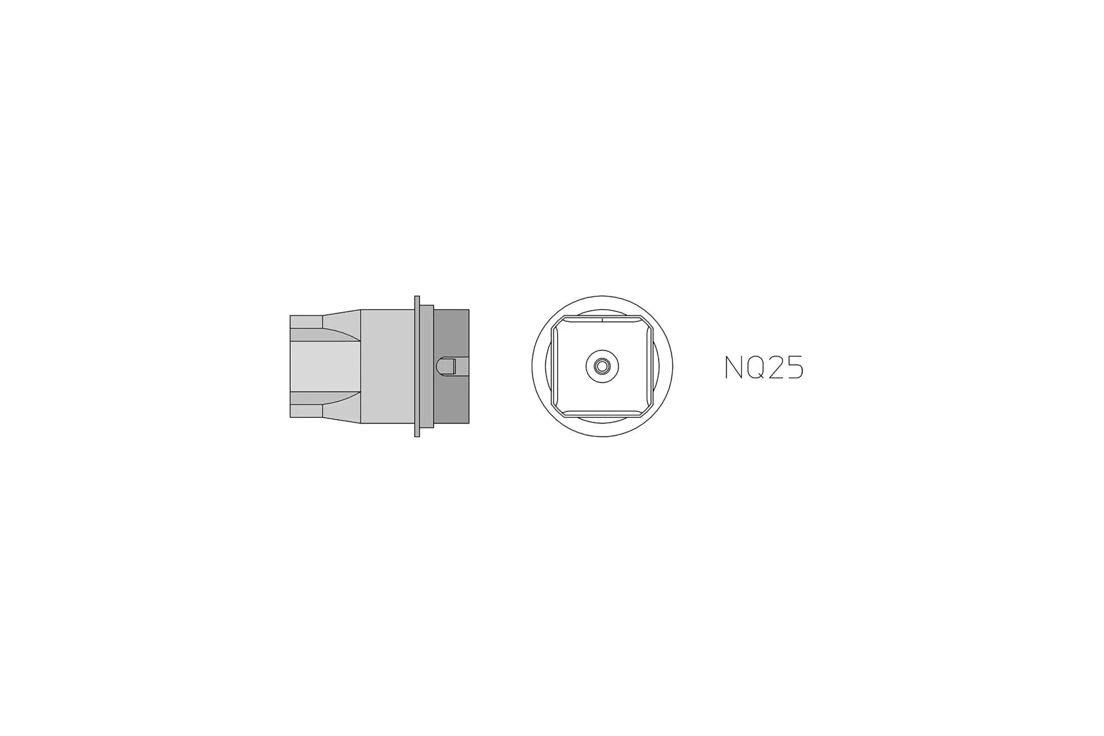 WELLER Nq25 Hotgas-Nozzle 18.0X18.0 - T0058736814N - WEL-T0058736814N