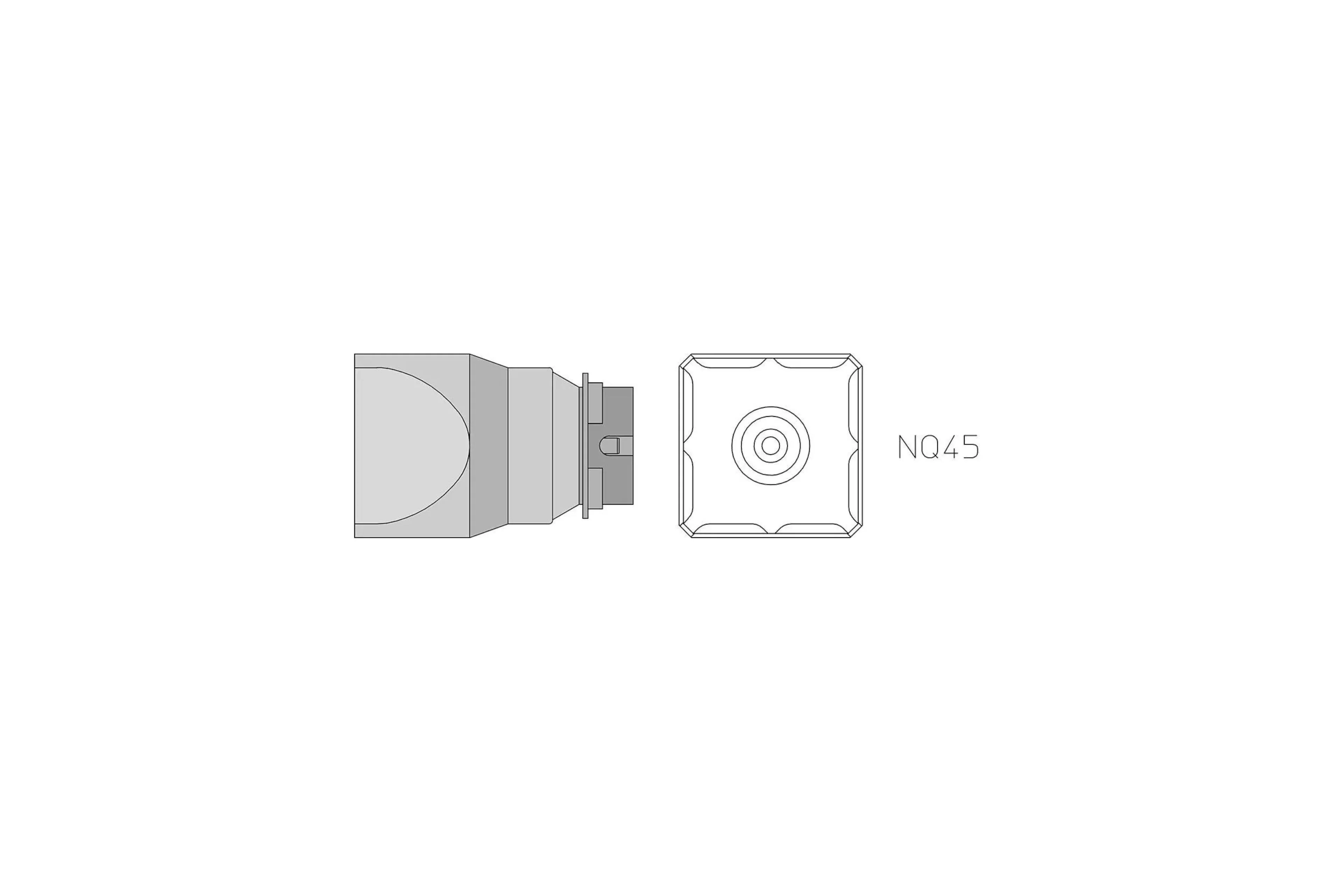 WELLER Nq45 Hotgas-Nozzle 32,0X32,0 - T0058736833N - WEL-T0058736833N