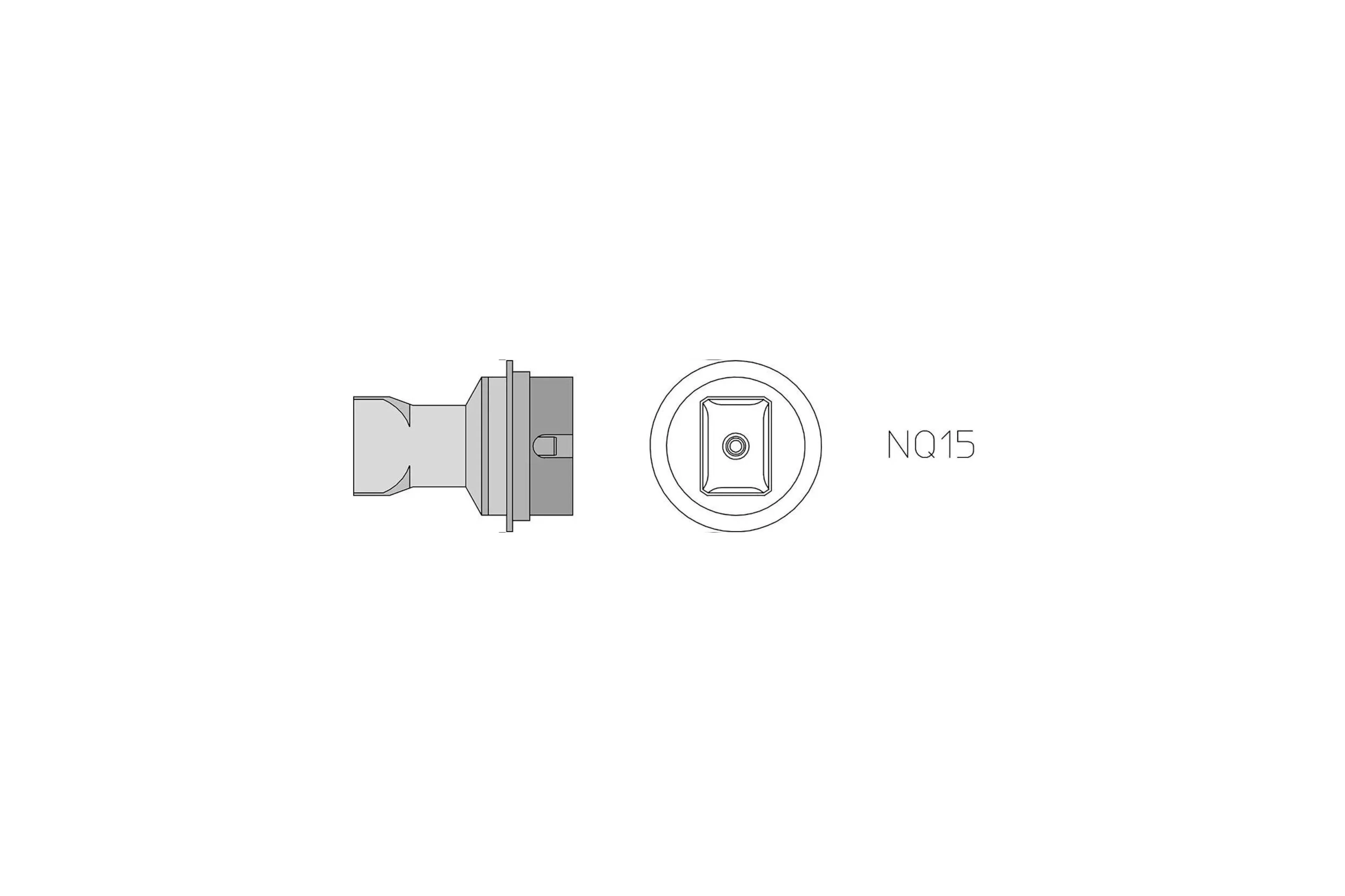 WELLER Nq15 Hotgas Nozzle 14.0X10.0Mm - T0058736838N - WEL-T0058736838N