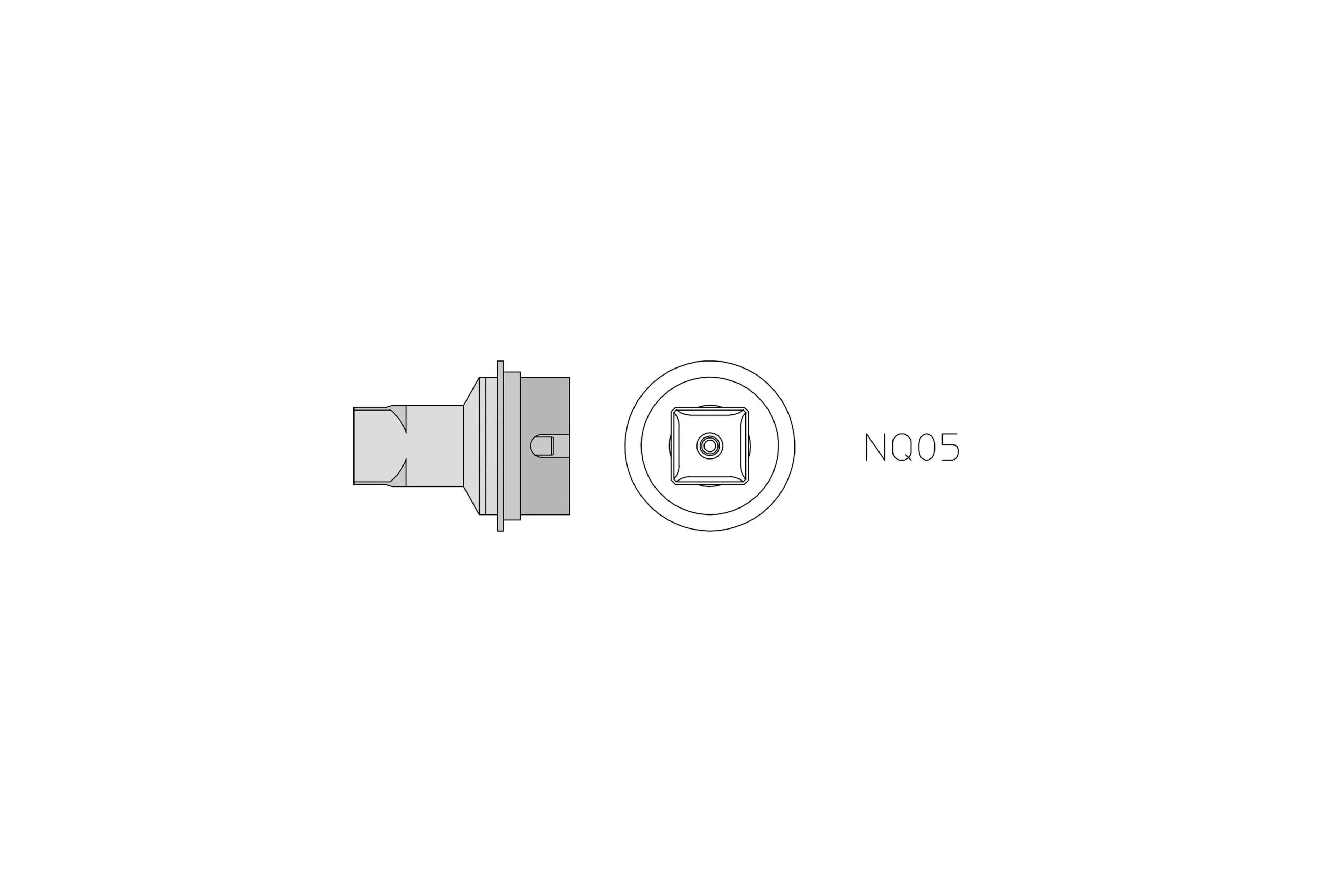 WELLER Nq05 Hotgas Nozzle 11,0X11,0 - T0058736839N - WEL-T0058736839N