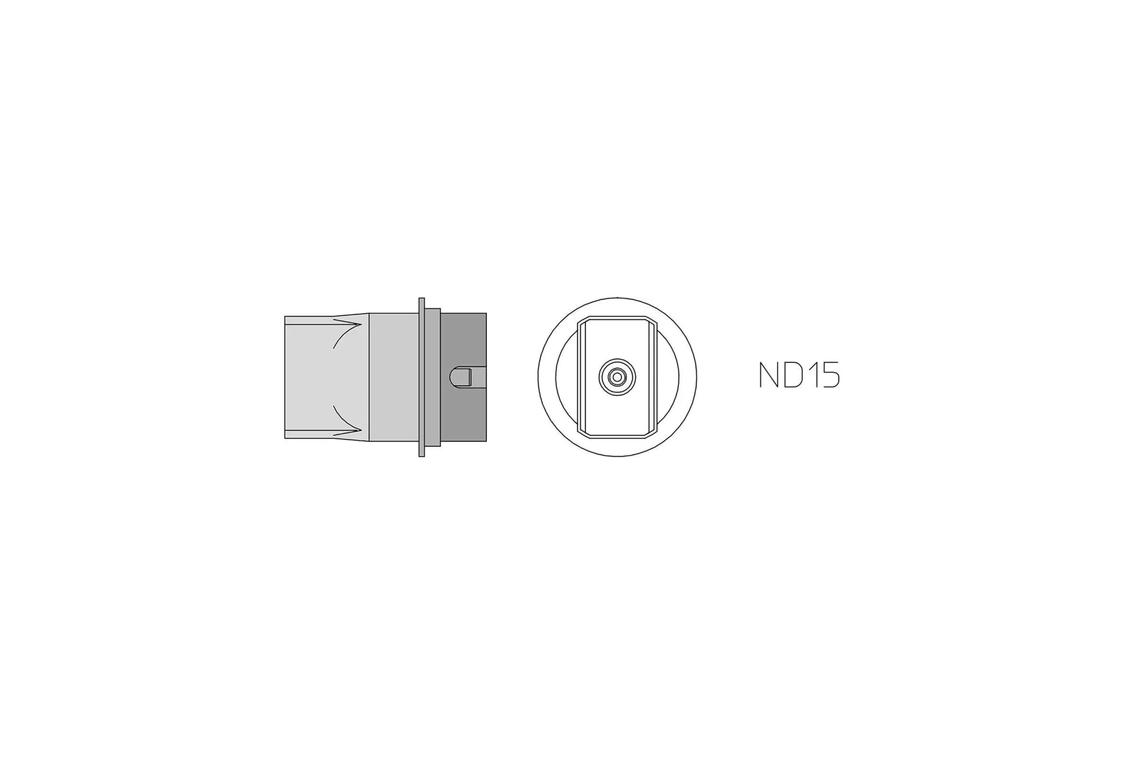 WELLER Nd15 Hotgas Nozzle 19,0X12,0 - T0058736841N - WEL-T0058736841N