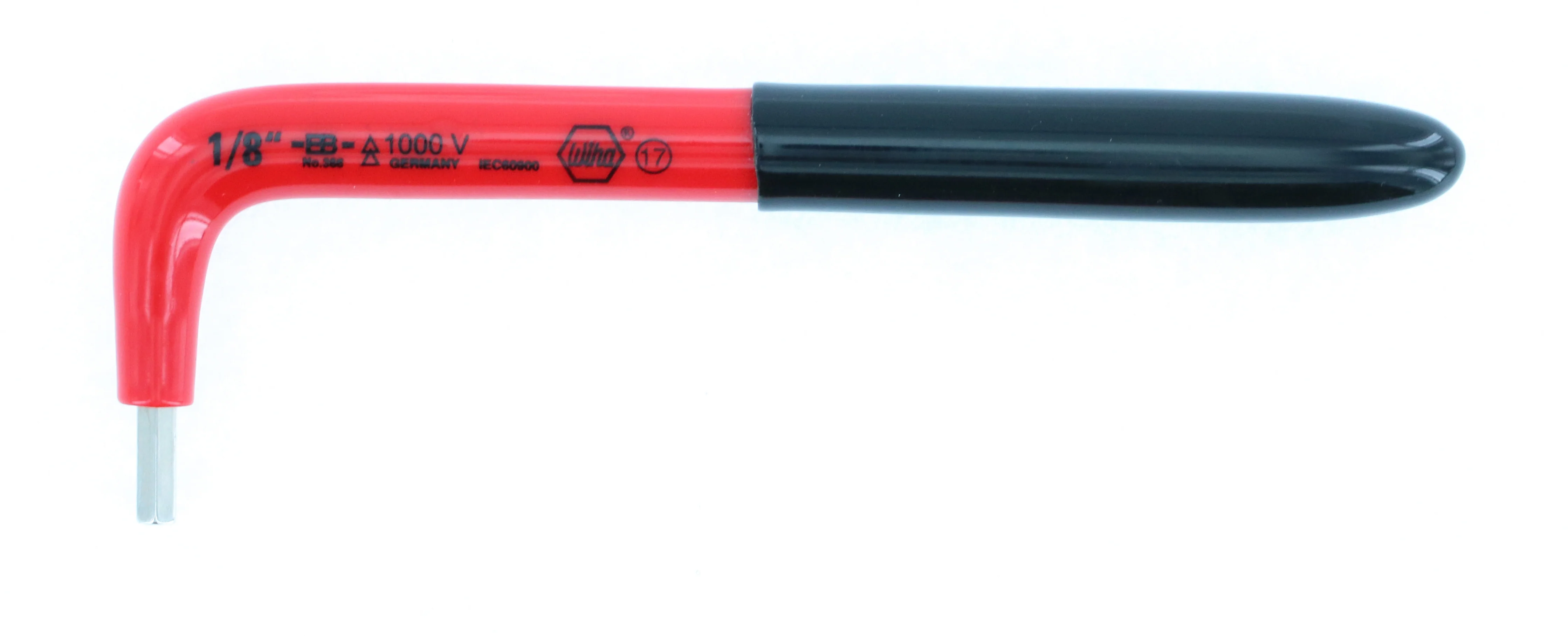 WIHA TOOLS Insulated Hex L-Key 1/8" X 4.1" - WIH-13663