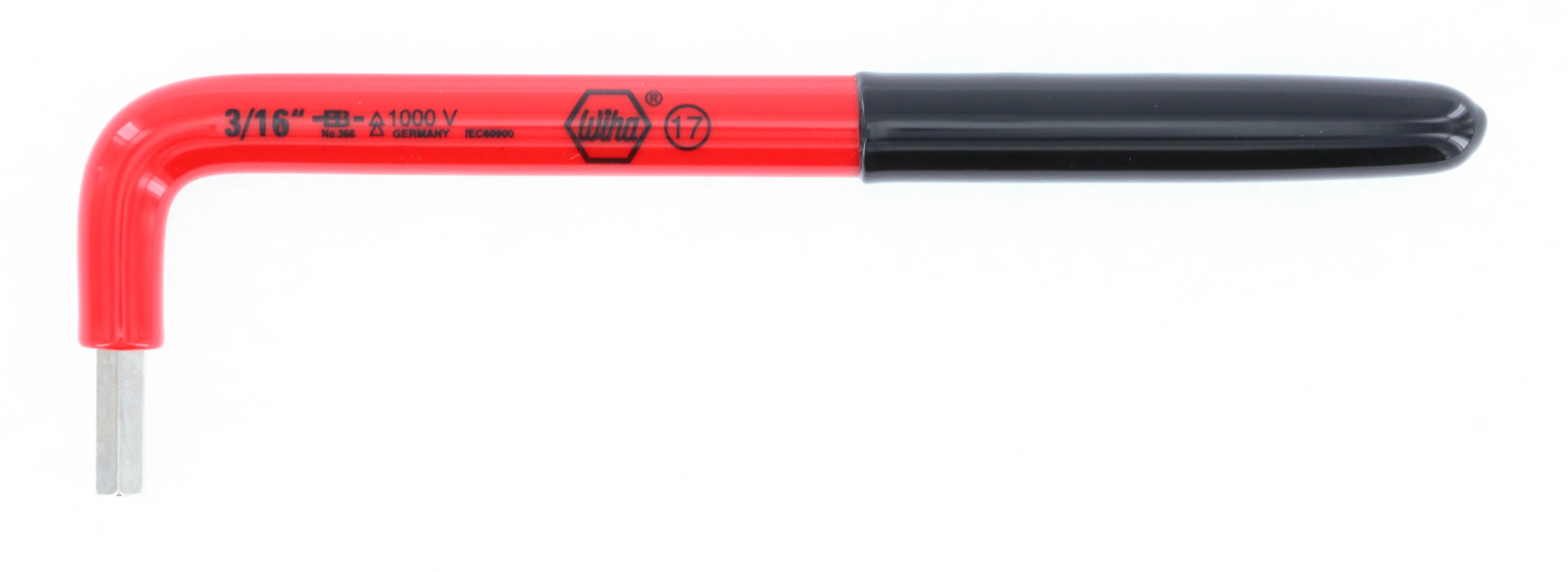 WIHA TOOLS Insulated Hex L-Key 3/16" X 5.3" - WIH-13666