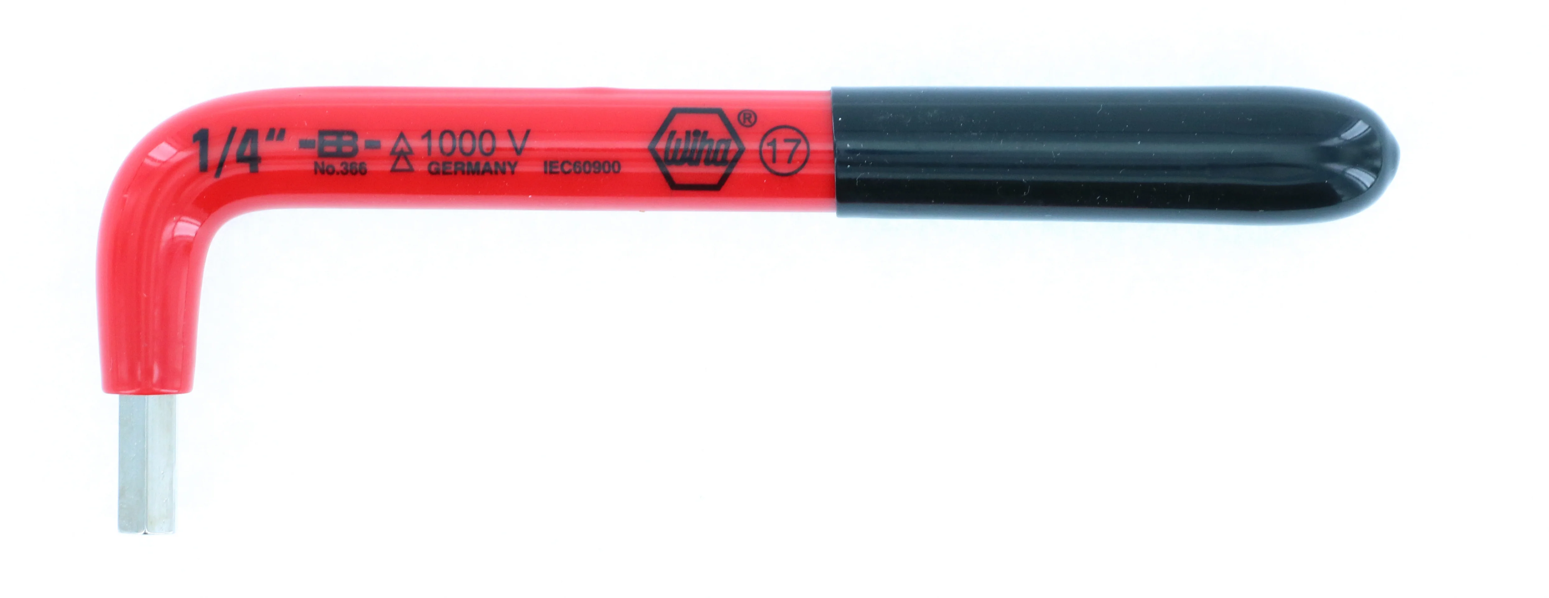 WIHA TOOLS Insulated Hex L-Key 1/4" X 5.3" - WIH-13668