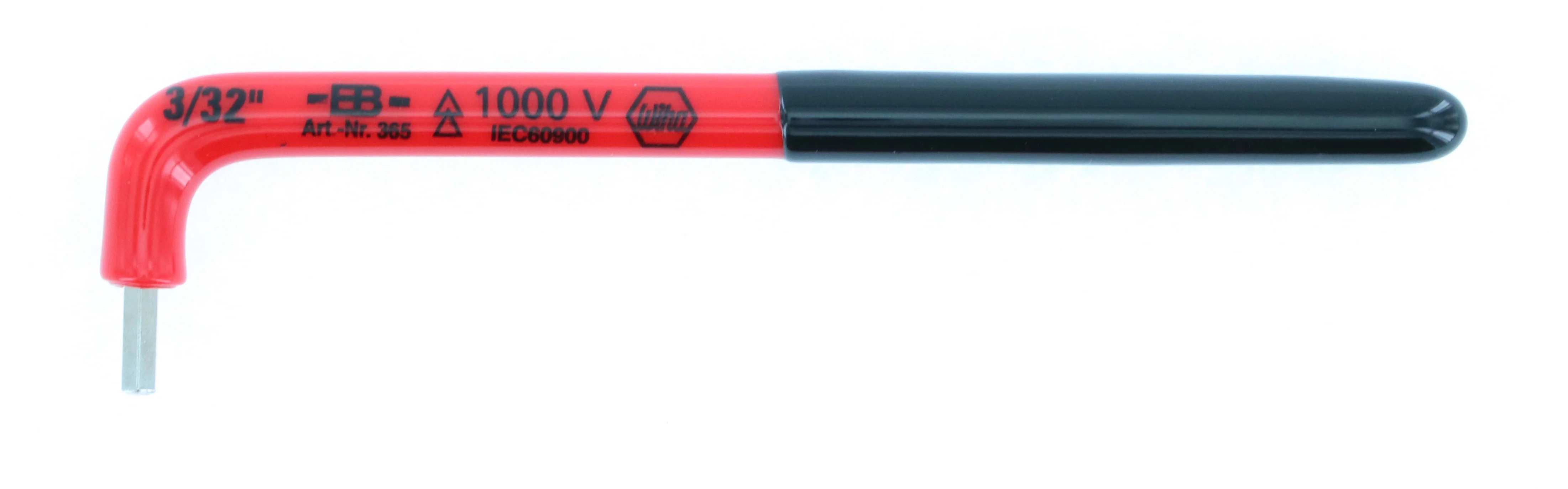 WIHA TOOLS Insulated Hex L-Key 3/32" X 3.5" - WIH-13672