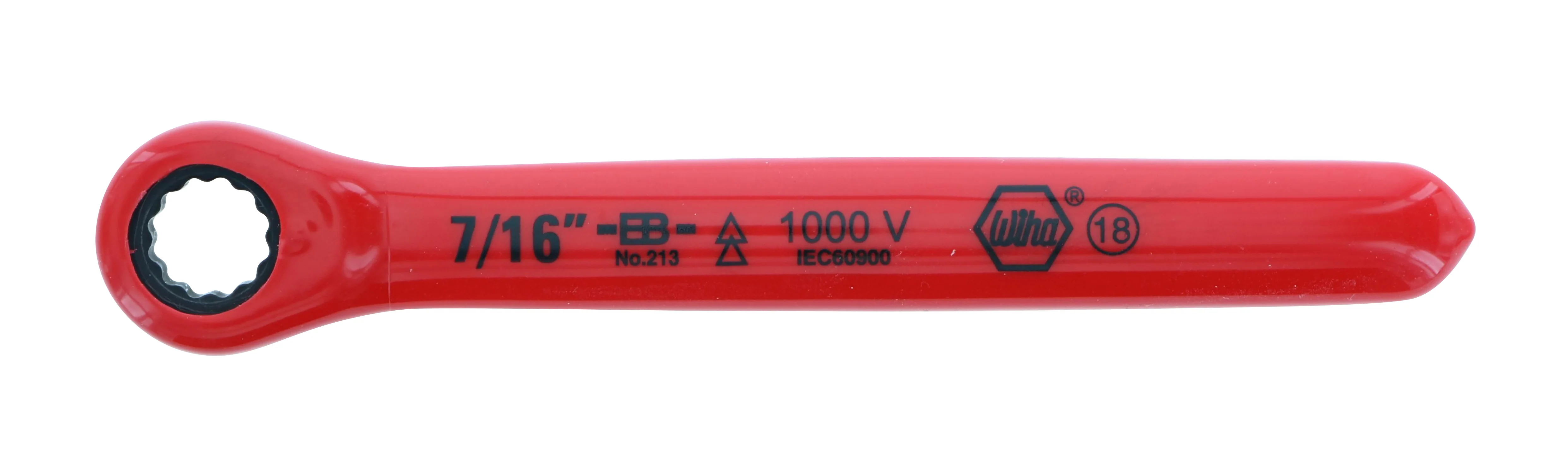 WIHA TOOLS Insulated Ratchet Wrench 7/16" - WIH-21327