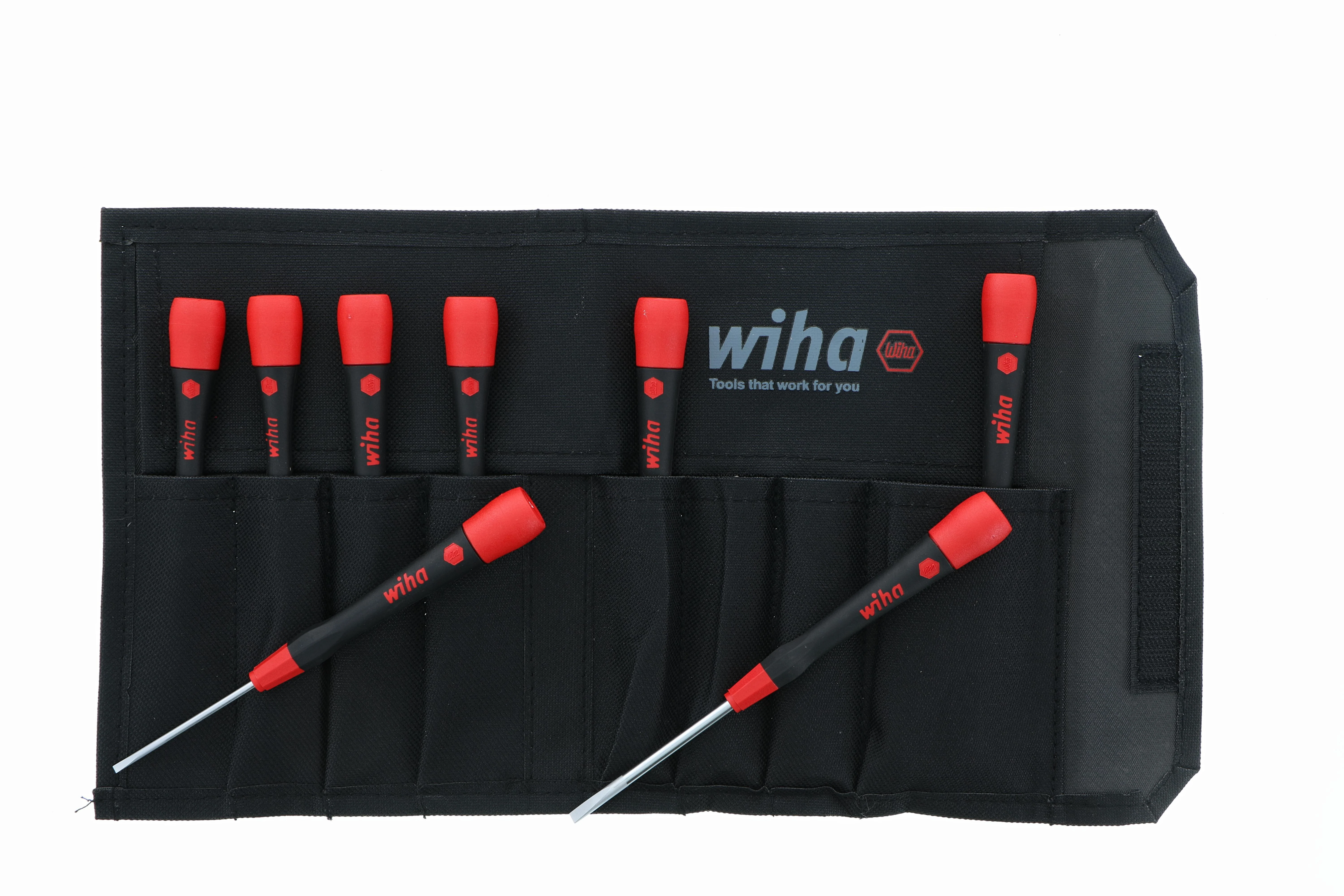 WIHA TOOLS 8 Piece Picofinish Slotted Screwdriver Set - WIH-26093