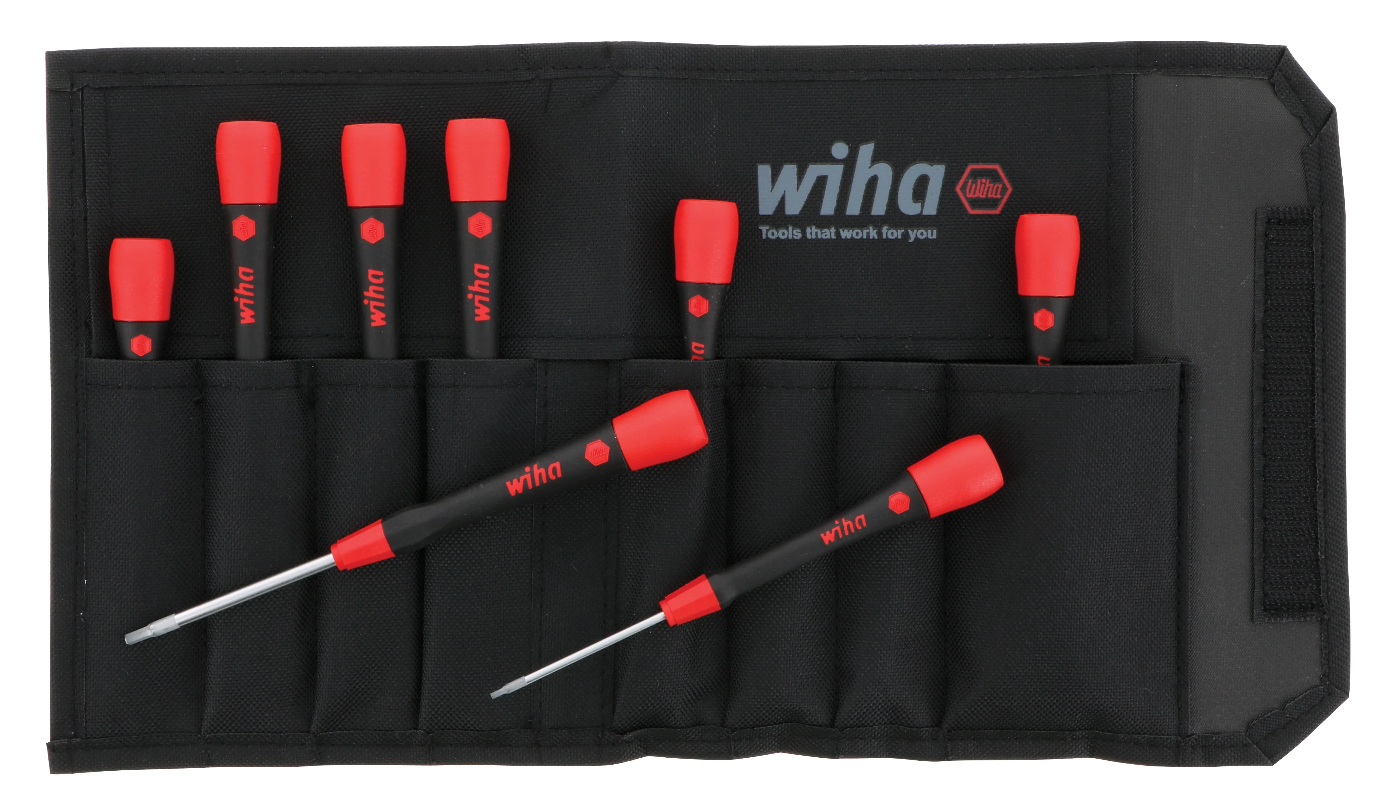 WIHA TOOLS 8 Piece Picofinish Hex Screwdriver Set - Inch - WIH-26392