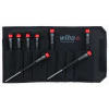 WIHA TOOLS 8 Piece Precision Ball End Hex Impacterial Screwdriver Set - Inch - WIH-26499
