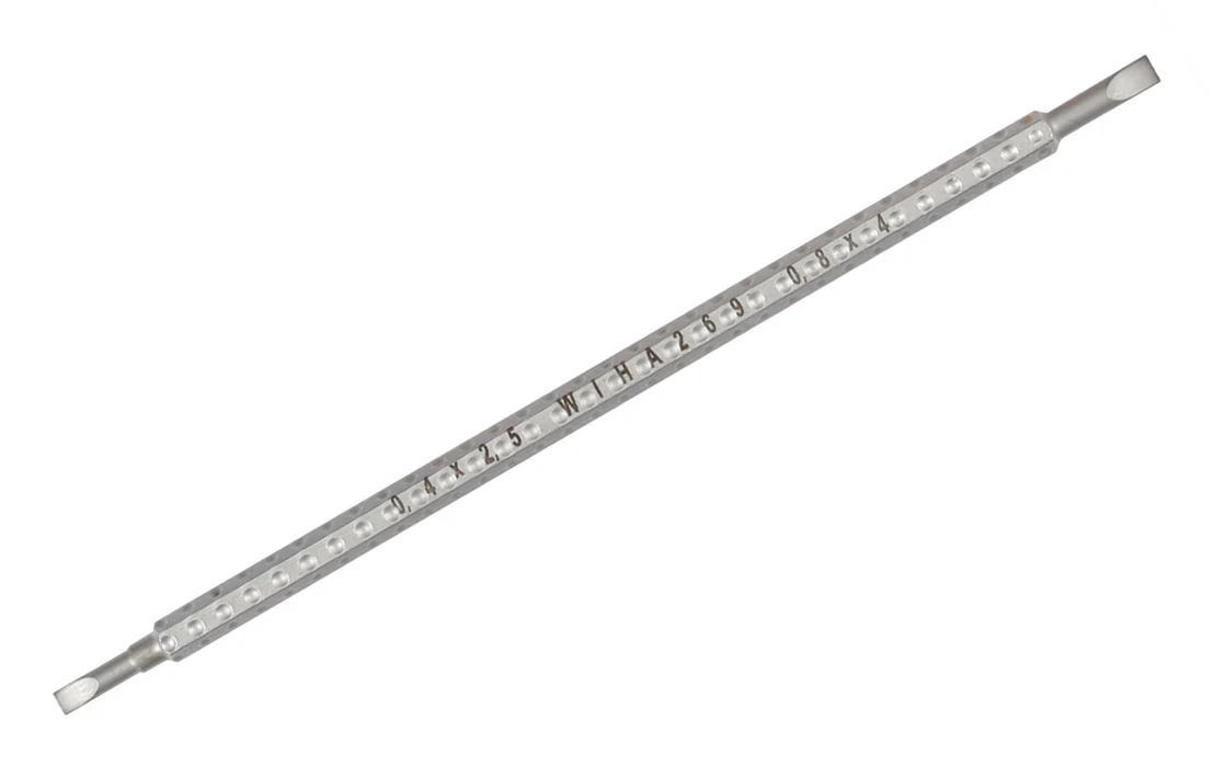 WIHA TOOLS System 4 Slotted Reversible Drive-Loc Blade 1.5Mm X 3.0Mm - WIH-26958