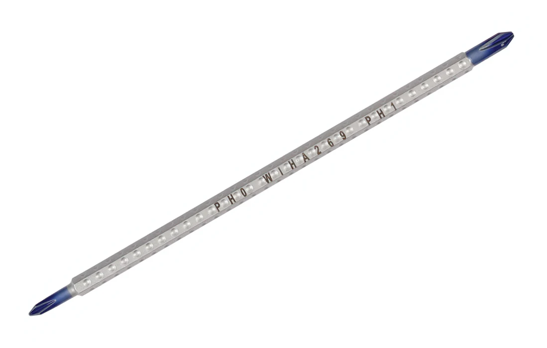 WIHA TOOLS System 4 Phillips Reversible Drive-Loc Blade #000 X #00 - WIH-26975