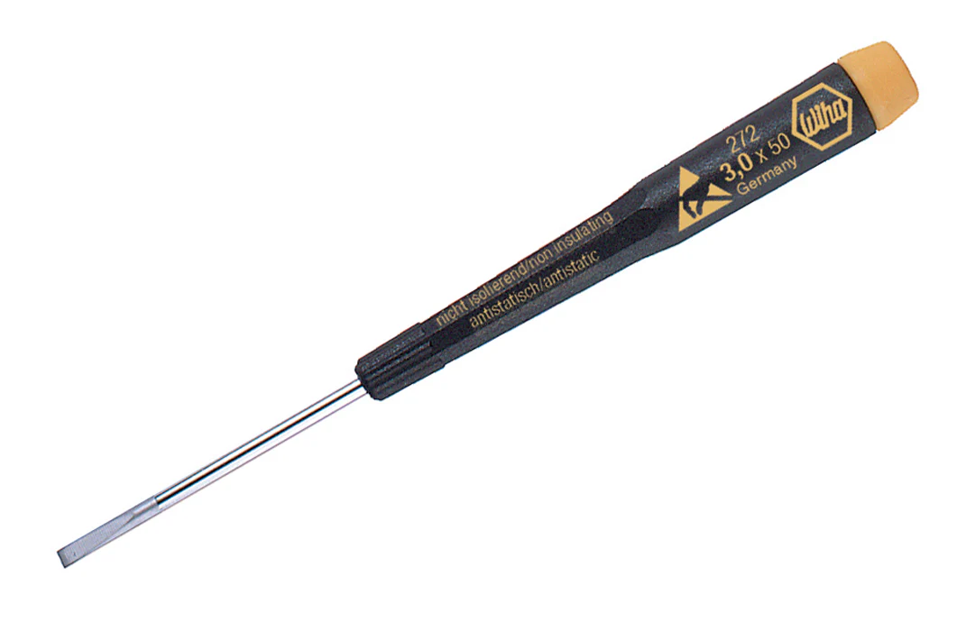 WIHA TOOLS Precision Esd Slotted Driver 4.0Mm X 150Mm - WIH-27243