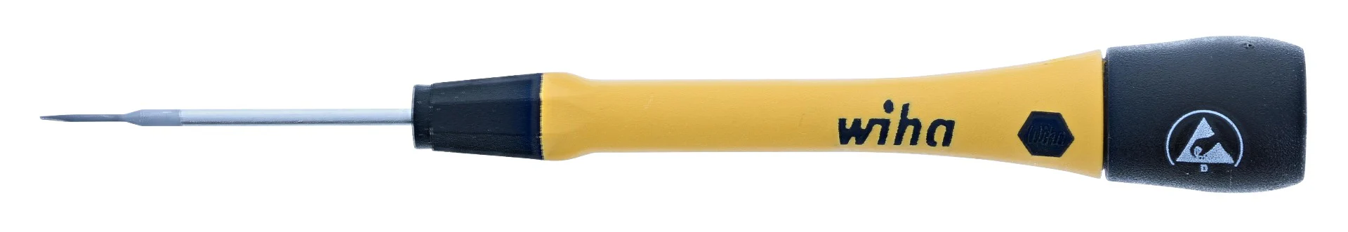 WIHA TOOLS Esd Safe Picofinish Precision Screwdriver - Slotted .8Mm X 40Mm - WIH-27270