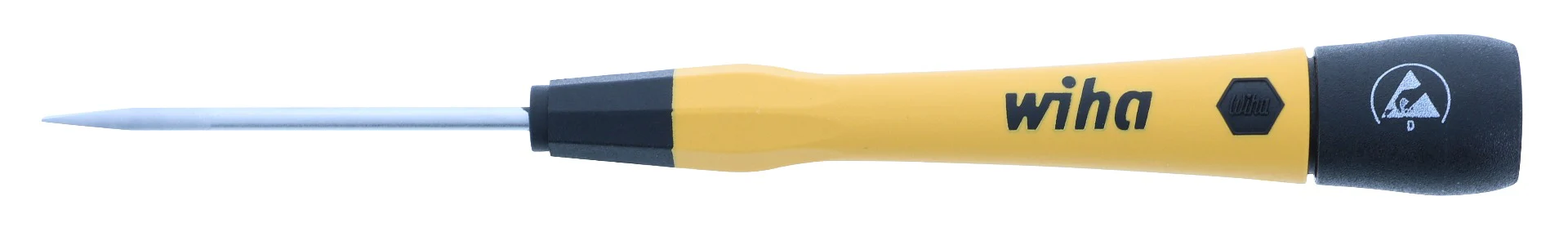 WIHA TOOLS Esd Safe Picofinish Precision Screwdriver - Slotted 2.5Mm X 50Mm - WIH-27276