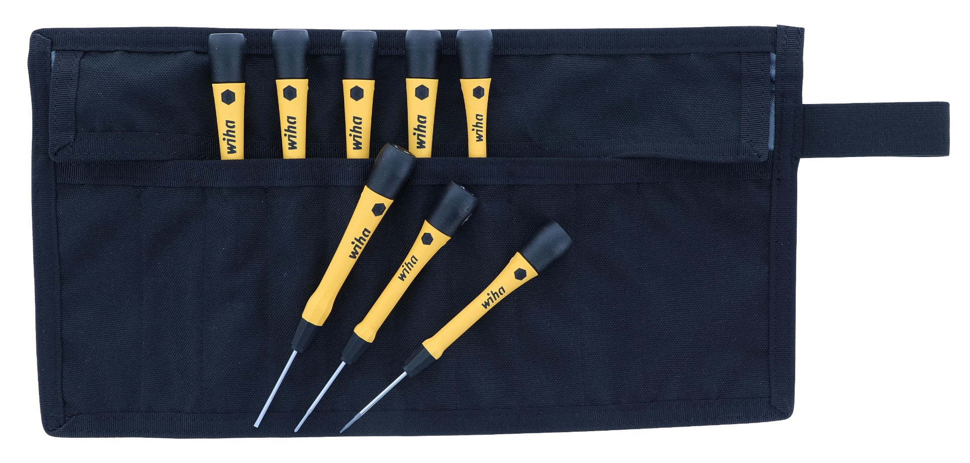 WIHA TOOLS 8 Piece Esd Safe Picofinish Precision Screwdriver Set In Pouch - WIH-27396