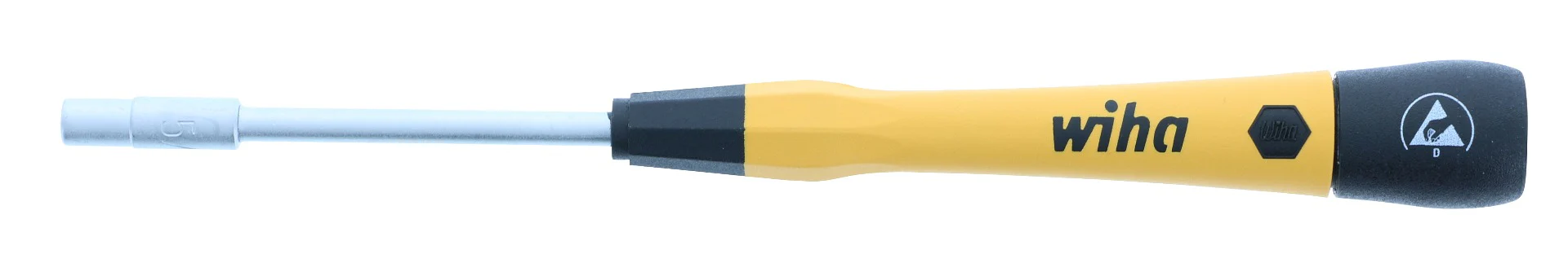 WIHA TOOLS Esd Safe Picofinish Precision Nut Driver - 5/32" X 60Mm - WIH-27774
