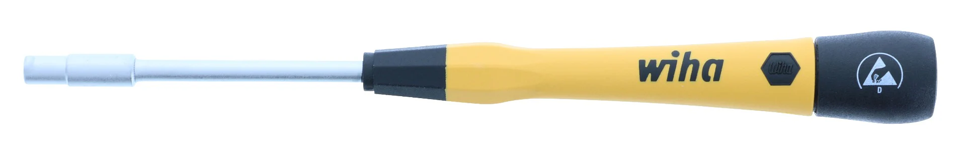 WIHA TOOLS Esd Safe Picofinish Precision Nut Driver - 3.5Mm X 60Mm - WIH-27784