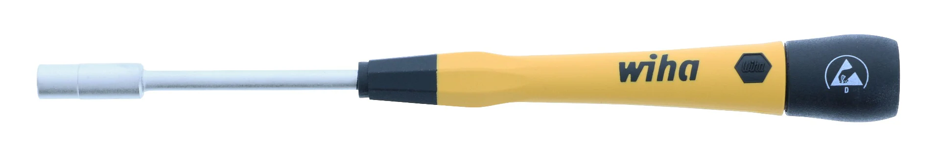 WIHA TOOLS Esd Safe Picofinish Precision Nut Driver - 5.0Mm X 60Mm - WIH-27787