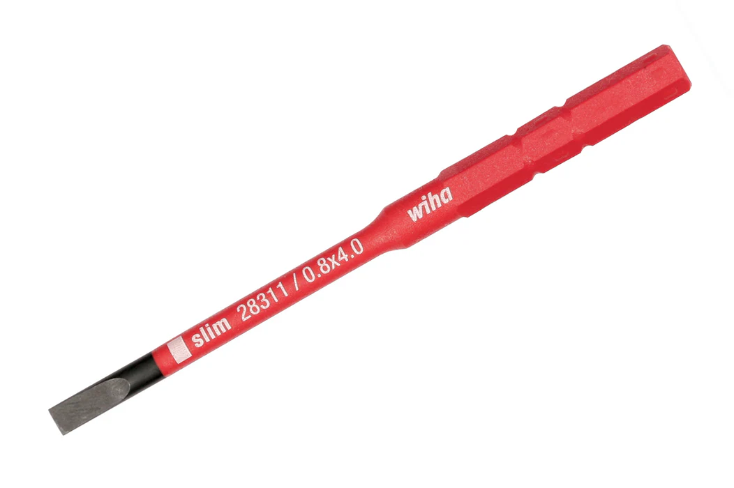 WIHA TOOLS Insulated Slimline Blade Slotted 2.5Mm - WIH-28307