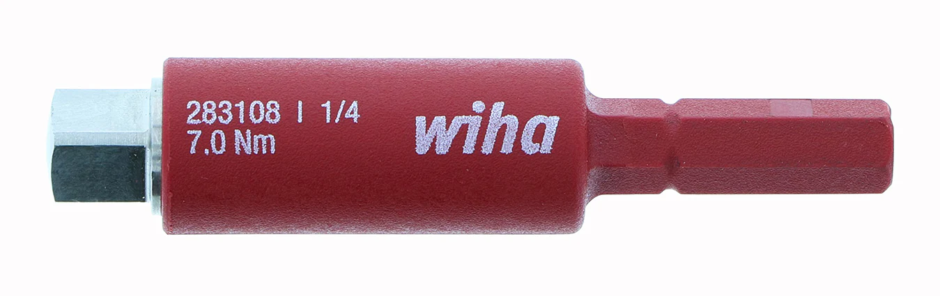 WIHA TOOLS Insulated Slimline Blade 1/4" Socket Adapter - WIH-28311