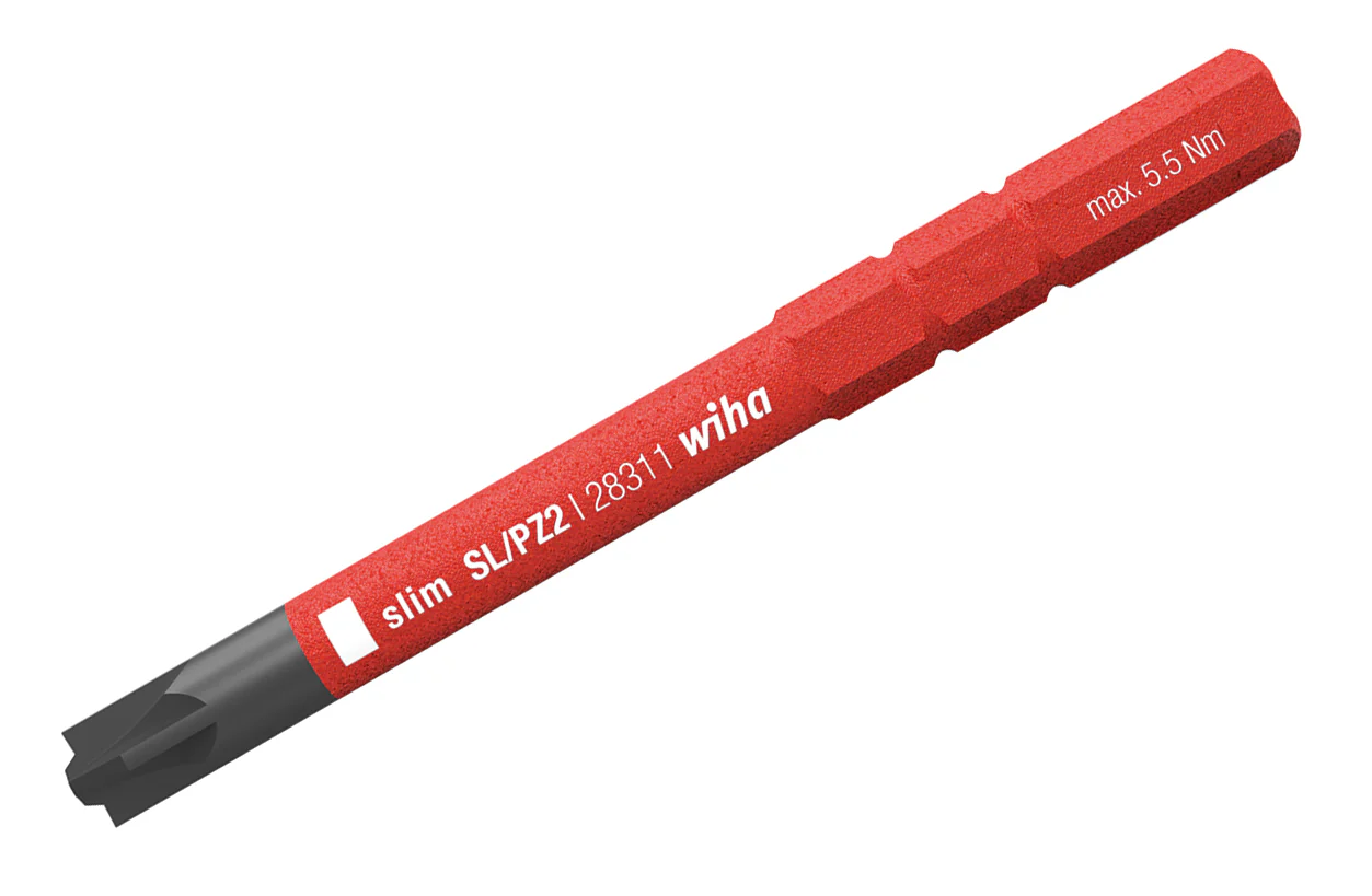 WIHA TOOLS Insulated Slimline Blade Slotted And Pozidriv #2 - WIH-28321