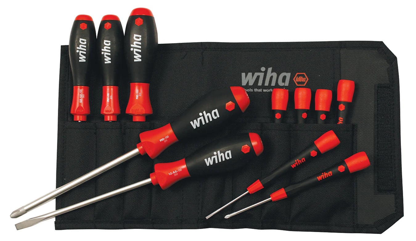 WIHA TOOLS 11 Piece Softfinish And Picofinish Screwdriver Driver Set - WIH-30293