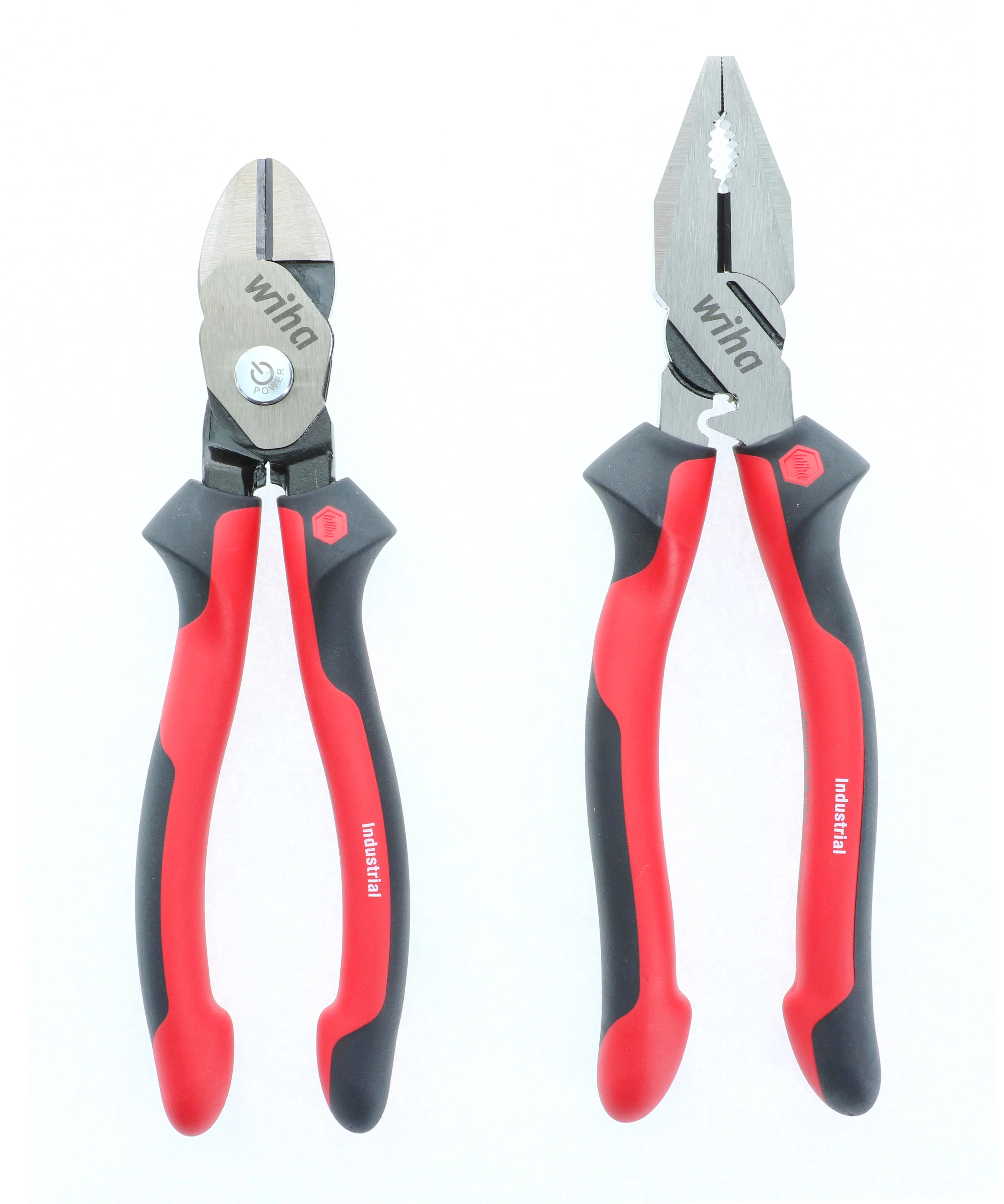 WIHA TOOLS 2 Piece Industrial Soft Grip Pliers And Cutters Set - WIH-30941