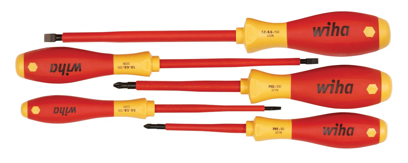 WIHA TOOLS 5 Piece Insulated Softfinish Screwdriver Set - 320 1 - WIH-32091
