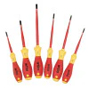 WIHA TOOLS 6 Piece Insulated Slimline Screwdriver Set - WIH-32196