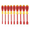 WIHA TOOLS 9 Piece Insulated Softfinish Nut Driver Set - Inch - WIH-32288