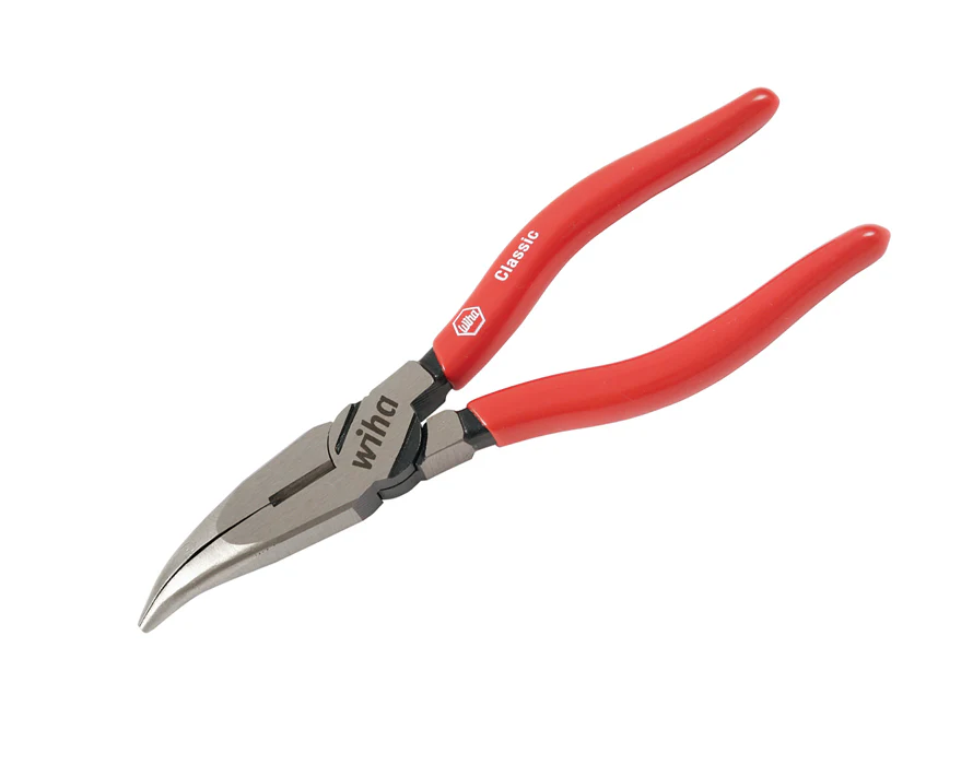 WIHA TOOLS Classic Grip Bent Long Nose Pliers 8" - WIH-32625