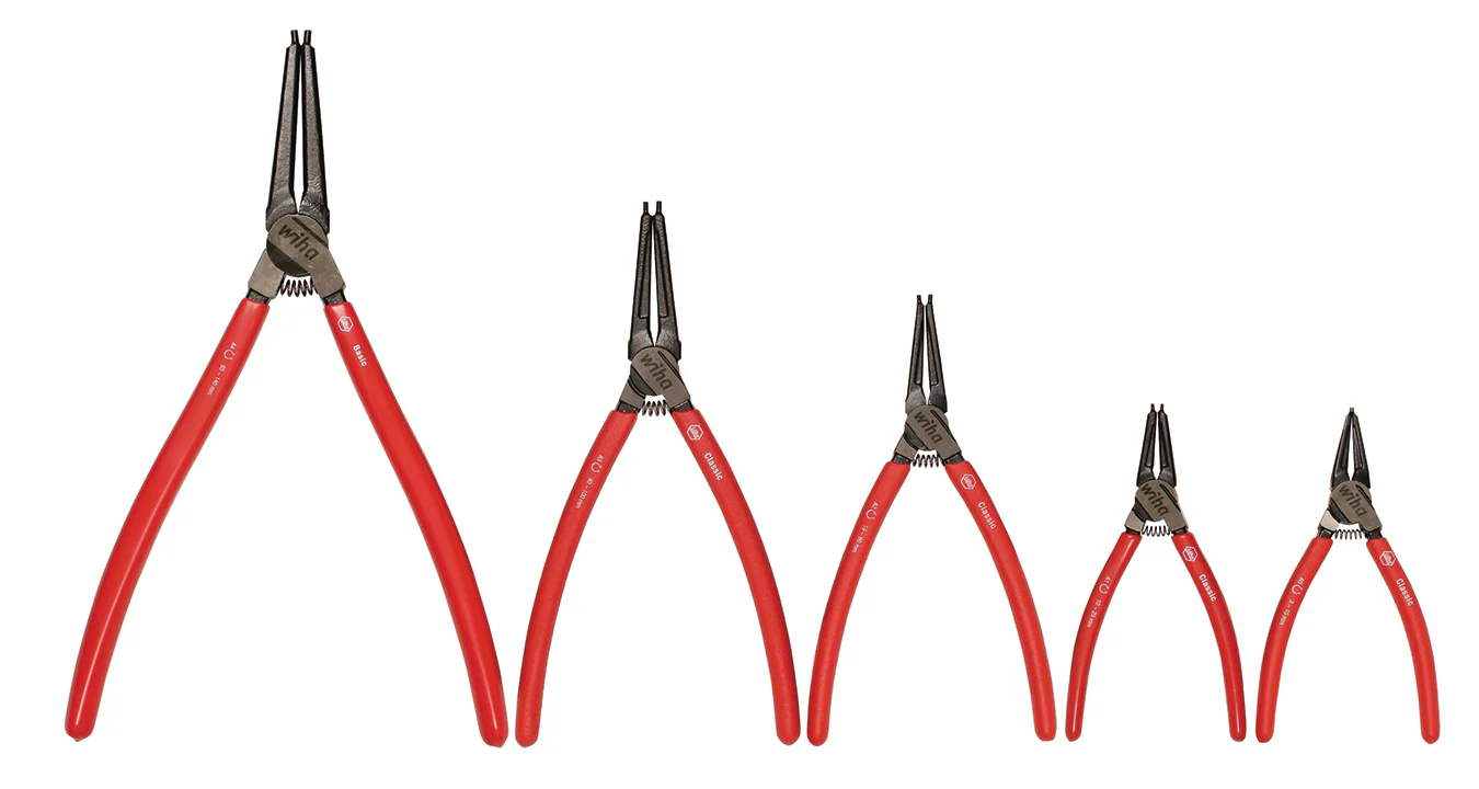 WIHA TOOLS 5 Piece Classic Grip Extension Ernal Ring Pliers Set - WIH-32628