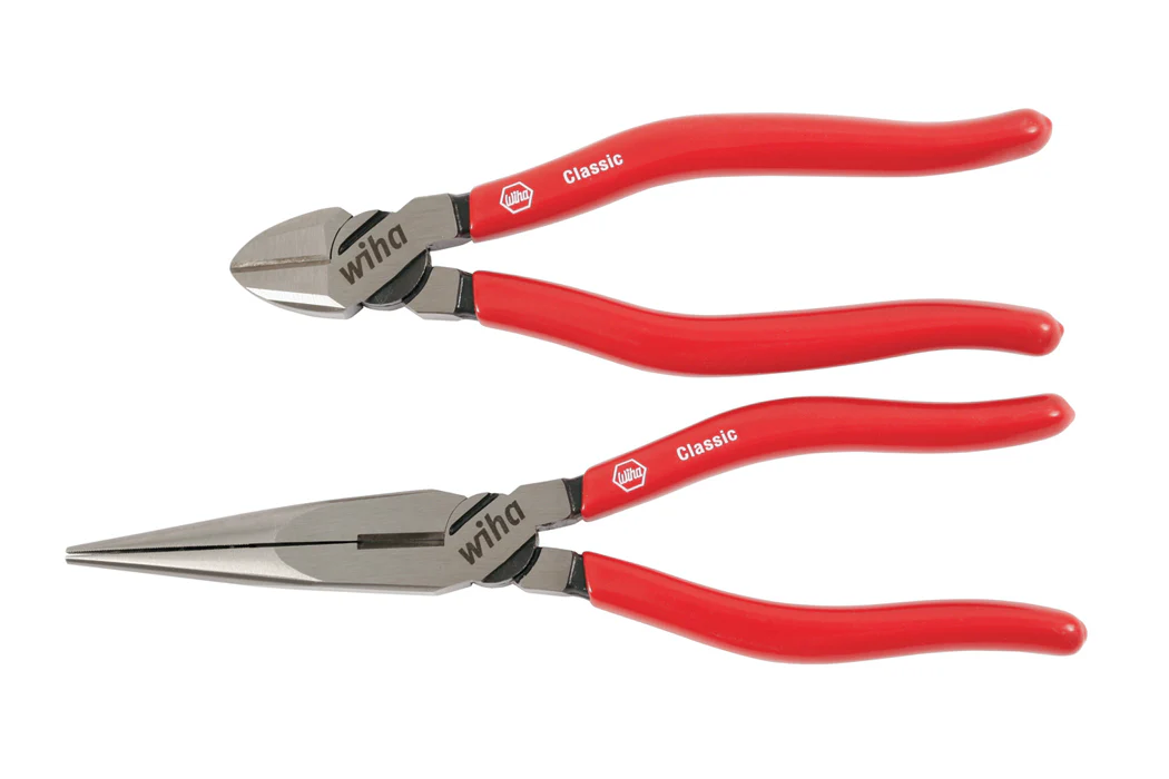 WIHA TOOLS 2 Piece Classic Grip Pliers And Cutters Set - WIH-32648
