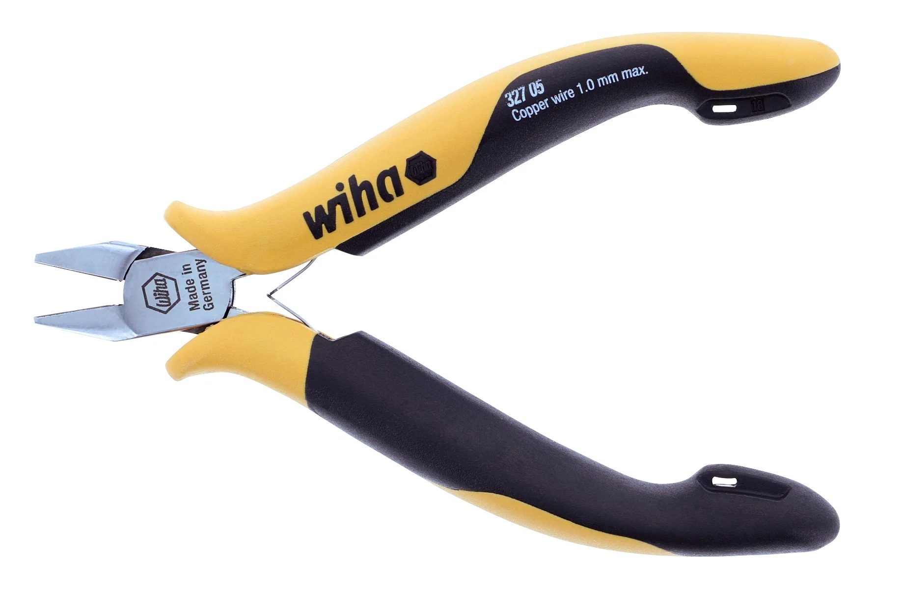 WIHA TOOLS Esd Safe Precision Tapered Head Flush Cutters - 32705 - WIH-32705