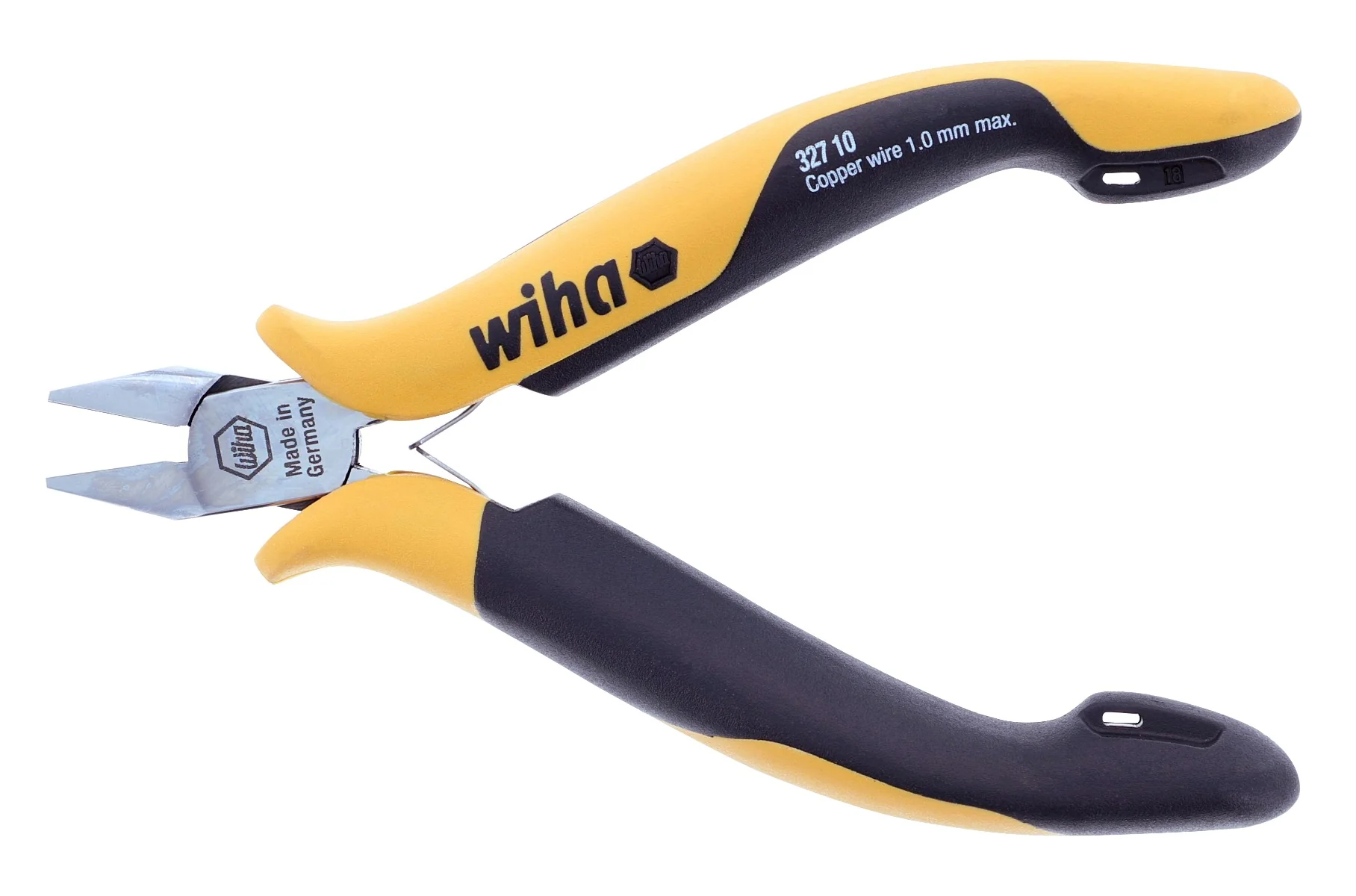WIHA TOOLS Esd Safe Precision Wide Tapered Head Full Flush Cutter - WIH-32710