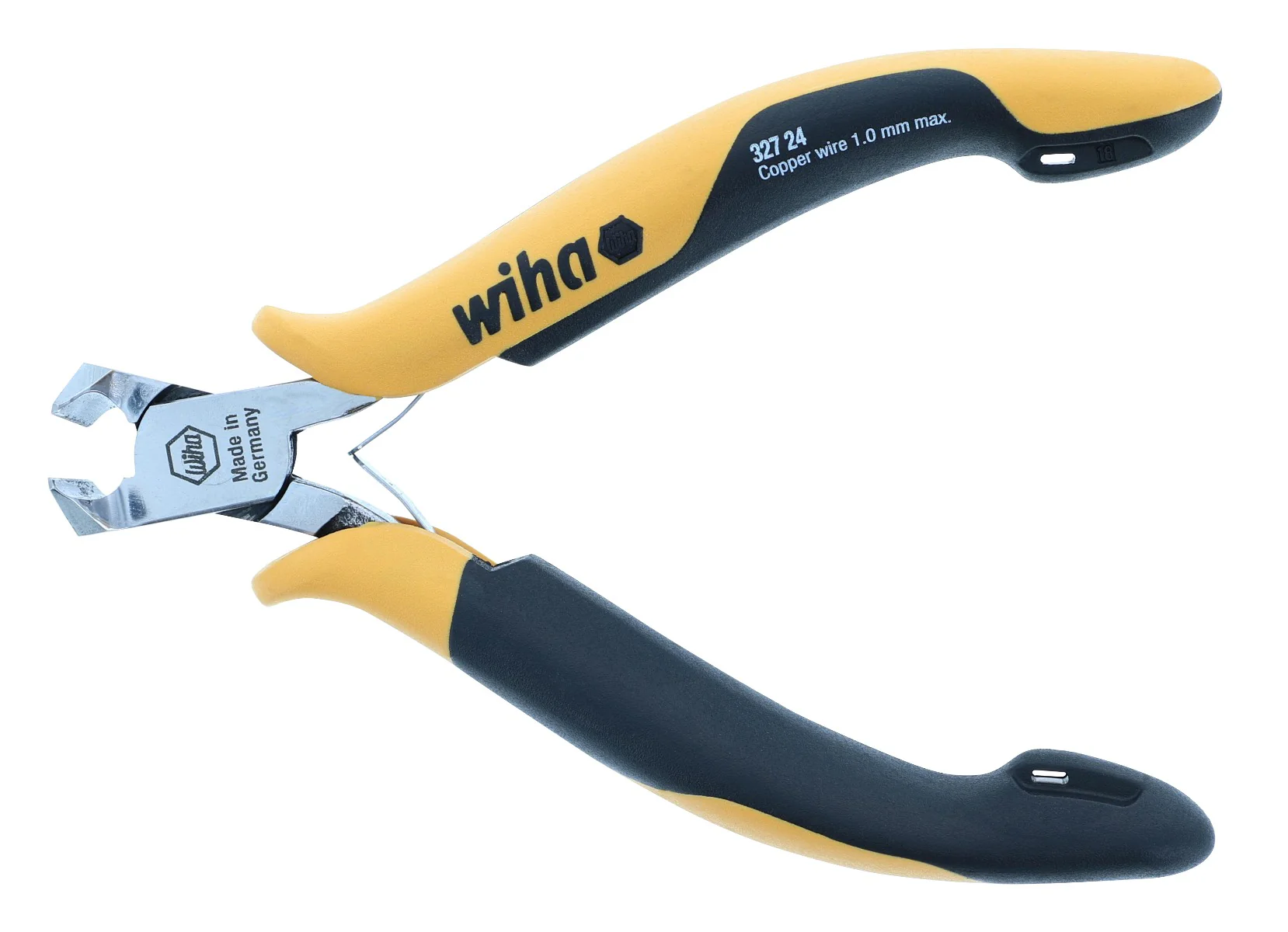 WIHA TOOLS Esd Safe Precision Oblique Angled Fullflush Cutter - WIH-32724