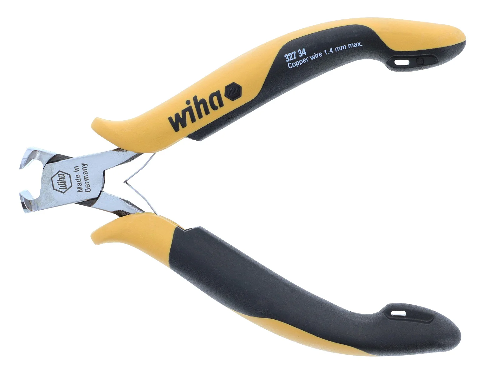 WIHA TOOLS Esd Safe Precision Wide Head Flush End Cutters - WIH-32734