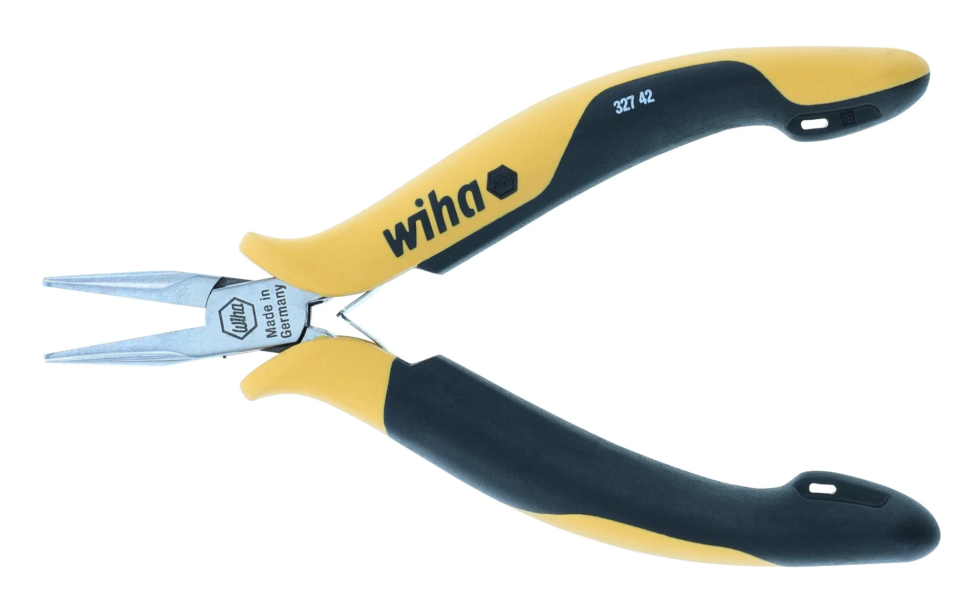 WIHA TOOLS Esd Safe Precision Short Snipe (Chain) Nose Pliers - WIH-32742