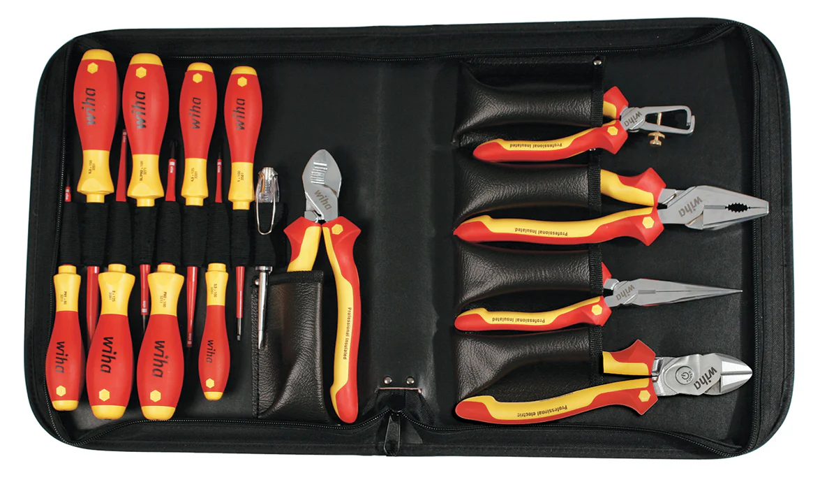 WIHA TOOLS 14 Pieceinsulated Slimline Blades And Pliers Set - WIH-32869