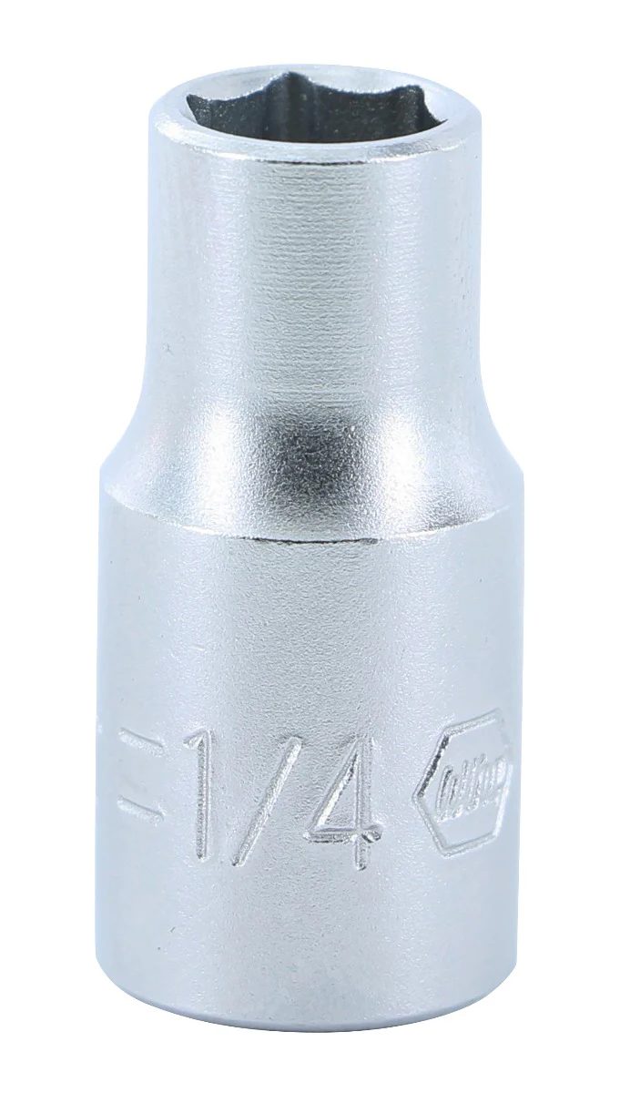 WIHA TOOLS 6 Point - 1/4 Inch Drive Socket - 1/4" X 25Mm - WIH-33308
