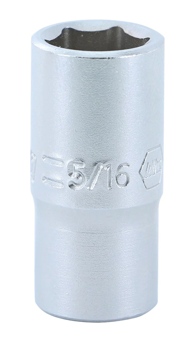 WIHA TOOLS 6 Point - 1/4 Inch Drive Socket - 5/16" X 25Mm - WIH-33310