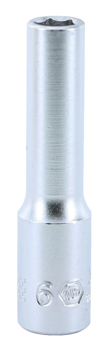 WIHA TOOLS 6 Point - 1/4 Inch Drive Socket - 6.0Mm X 50Mm - WIH-33343