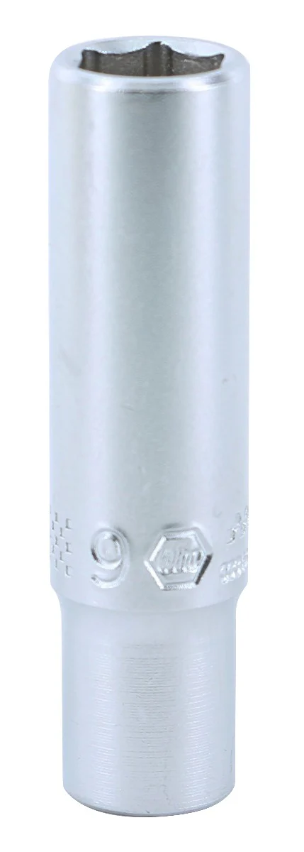 WIHA TOOLS 6 Point - 1/4 Inch Drive Socket - 9.0Mm X 50Mm - WIH-33346